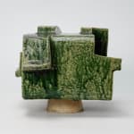 Kumakura Junkichi 熊倉順吉, Green Flower Vessel 緑の花器, 1970's