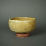 Murata Gen 村田 元, Teabowl with Rice Husk Glaze 白釉茶碗