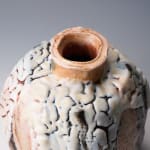 Hayashi Shotaro 林正太郎, Manyo flower vessel with impressions of a mountain scene, 2023