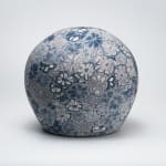 Matsui Kosei 松井康成, Jar with Marble Design 練上風白地壷, 1988