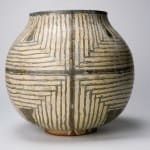 Yanagihara Mutsuo 柳原睦夫, Flower vase with cloud designs 雲ノ絵花瓶 , 1976