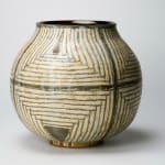 Yanagihara Mutsuo 柳原睦夫, Flower vase with cloud designs 雲ノ絵花瓶 , 1976