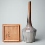 Miyanohara Ken 宮之原 謙, Tall Jar with Red Tenmoku Glaze 天目朱釉 壺, 1968