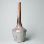 Miyanohara Ken 宮之原 謙, Tall Jar with Red Tenmoku Glaze 天目朱釉 壺, 1968