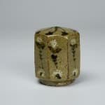 SUWA Sozan Ⅲ 三代 諏訪 蘇山, Incense Container with Mouse青瓷干支子 香盒