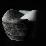 Terauchi Shinji 寺内信二, Six-tiered house shaped box with moon and arabesque designs 染付月輪花唐草 家型六段重, 2024