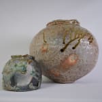 Shumei Fujii 藤井朱明, Jar with Carved Design in White Porcelain