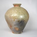 Shumei Fujii 藤井朱明, Jar with Carved Design in White Porcelain