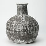 Yasuhara Kimei 安原喜明, Incense burner 香爐 炻器 白泥花文象嵌