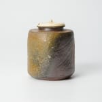 Nishioka Koju 西岡小十, Karatsu tea caddy 絵唐津 茶入