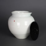 Asano Akira 浅野 陽, Tea Bowl with Red Painting 赤絵茶碗