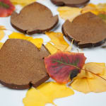 Set of 4 Bizen Plates in the Shape of Autumn Leaves 備前葉皿