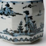 Arakawa Toyozo 荒川豊蔵, Hanging scroll with teabowl drawing 画賛茶碗, 1961