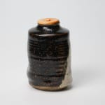 Nishioka Koju 西岡小十, Karatsu tea caddy 絵唐津 茶入