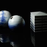 Terauchi Shinji 寺内信二, Six-tiered house shaped box with moon and arabesque designs 染付月輪花唐草 家型六段重, 2024