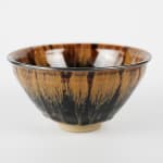 OKETANI Teiichi 桶谷定一, Amber Colored Tenmoku Teabowl 天目茶碗