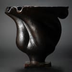 Yanagihara Mutsuo 柳原睦夫, Flower vase with cloud designs 雲ノ絵花瓶 , 1976