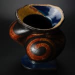 Yanagihara Mutsuo 柳原睦夫, Flower vase with cloud designs 雲ノ絵花瓶 , 1976