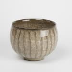 Minegishi Seiko 峯岸勢晃, Beige Colored Teabowl in Cracked Celadon