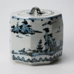 Arakawa Toyozo 荒川豊蔵, Hanging scroll with teabowl drawing 画賛茶碗, 1961