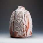 Hayashi Shotaro 林正太郎, Manyo flower vessel with impressions of a mountain scene, 2023