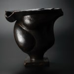 Yanagihara Mutsuo 柳原睦夫, Flower vase with cloud designs 雲ノ絵花瓶 , 1976