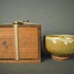Murata Gen 村田 元, Teabowl with Rice Husk Glaze 白釉茶碗