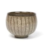Minegishi Seiko 峯岸勢晃, Beige Colored Teabowl in Cracked Celadon