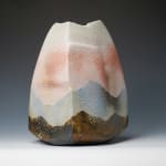 Hayashi Shotaro 林正太郎, Jar with Manyo-Shino "The Color of Ten Thousand Mountains" Glaze 万葉志野連山文壺