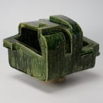 Kumakura Junkichi 熊倉順吉, Green Flower Vessel 緑の花器, 1970's
