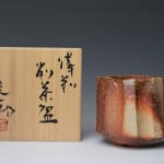 Isezaki Koichiro 伊勢﨑晃一朗, Bizen Deep Cut Teabowl 備前削茶碗