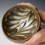 Kawai Kanjiro 河井寛次郎, Neriage Teabowl 練上碗, 1955