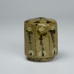 SUWA Sozan Ⅲ 三代 諏訪 蘇山, Incense Container with Mouse青瓷干支子 香盒