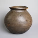 Shumei Fujii 藤井朱明, Jar with Carved Design in White Porcelain