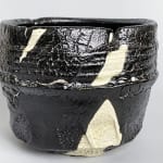 Yamada Kazu 山田和, Hikidashi-kuro Tea Bowl 引出黒茶, 1990s