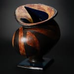 Yanagihara Mutsuo 柳原睦夫, Flower vase with cloud designs 雲ノ絵花瓶 , 1976