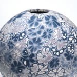 Matsui Kosei 松井康成, Jar with Marble Design 練上風白地壷, 1988