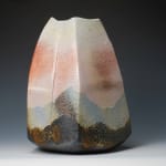 Hayashi Shotaro 林正太郎, Jar with Manyo-Shino "The Color of Ten Thousand Mountains" Glaze 万葉志野連山文壺