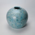 Matsui Kosei 松井康成, Jar with Marble Design 練上風白地壷, 1988