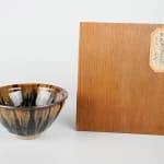 OKETANI Teiichi 桶谷定一, Amber Colored Tenmoku Teabowl 天目茶碗