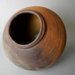 Shumei Fujii 藤井朱明, Jar with Carved Design in White Porcelain