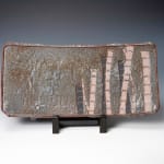 Wakao Toshisada 若尾利貞, Nezumi (Gray) Shino Plates 鼠志野 豆皿, 1980's
