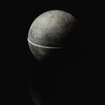 Terauchi Shinji 寺内信二, Six-tiered house shaped box with moon and arabesque designs 染付月輪花唐草 家型六段重, 2024
