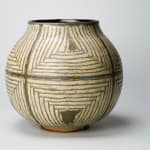 Yanagihara Mutsuo 柳原睦夫, Flower vase with cloud designs 雲ノ絵花瓶 , 1976