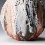 Hayashi Shotaro 林正太郎, Manyo flower vessel with impressions of a mountain scene, 2023