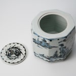 Arakawa Toyozo 荒川豊蔵, Hanging scroll with teabowl drawing 画賛茶碗, 1961