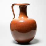 Miyanohara Ken 宮之原 謙, Tall Jar with Red Tenmoku Glaze 天目朱釉 壺, 1968
