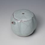 SUWA Sozan Ⅲ 三代 諏訪 蘇山, Incense Container with Mouse青瓷干支子 香盒