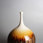 Uchida Koichi 内田鋼一, Platinum color tea bowl 白金彩, 2019