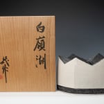 Nishioka Koju 西岡小十, Karatsu tea caddy 絵唐津 茶入